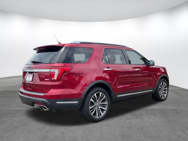 Used 2018 Ruby Red Metallic Ford Platinum image 3