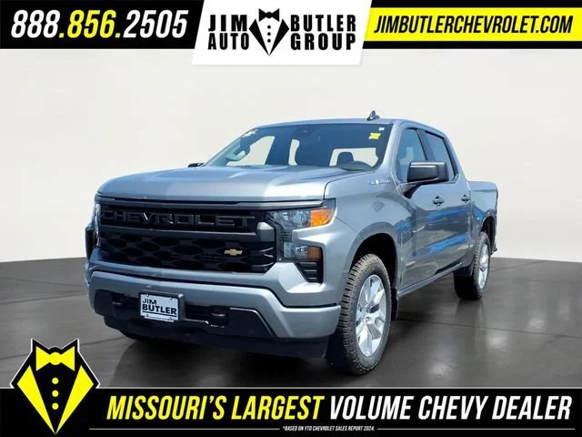 Used 2024 Sterling Gray Metallic Chevrolet Custom image 1