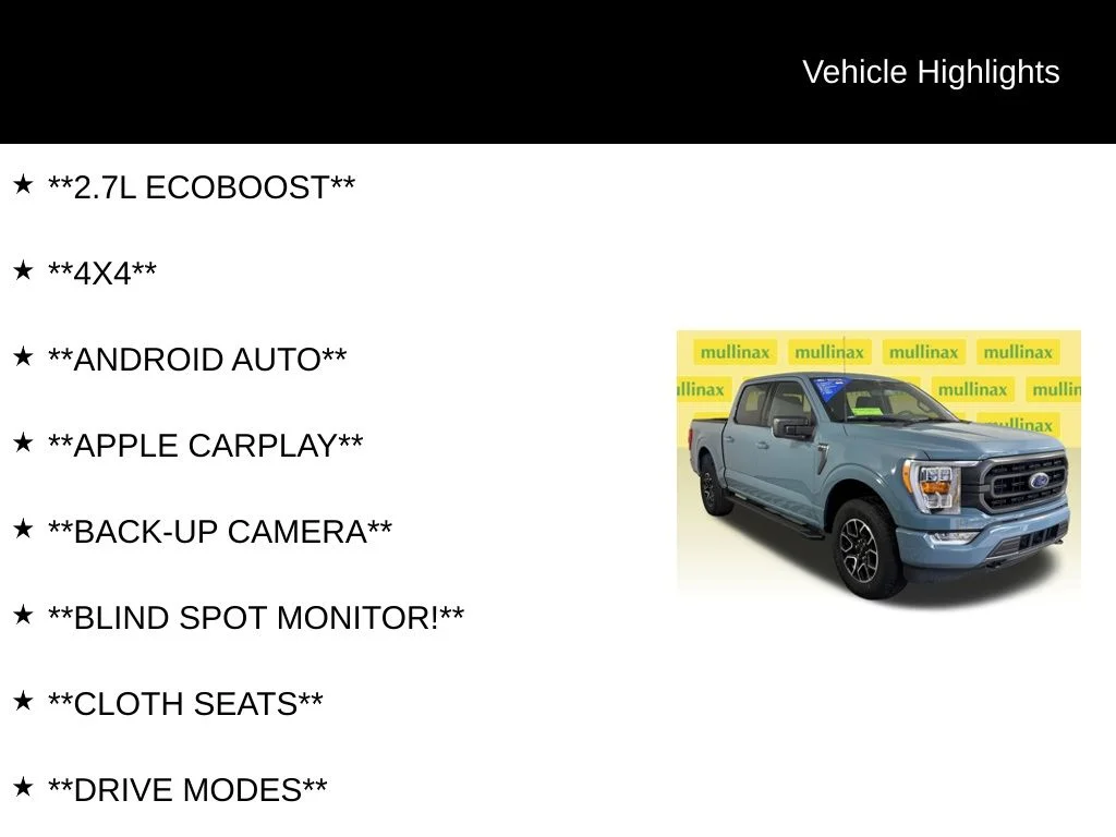 Certified Used 2023 Blue Ford XLT image 12