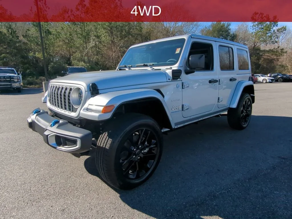 New 2024 Silver Zynith Clear-Coat Exterior Paint Jeep Sahara 4xe image 10
