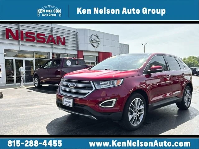Used 2017 Red Ford Titanium image 1