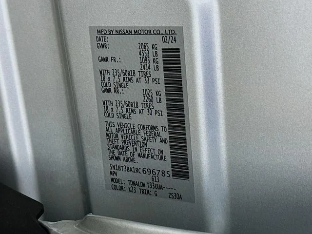 Certified Used 2024 Silver Nissan SV image 26