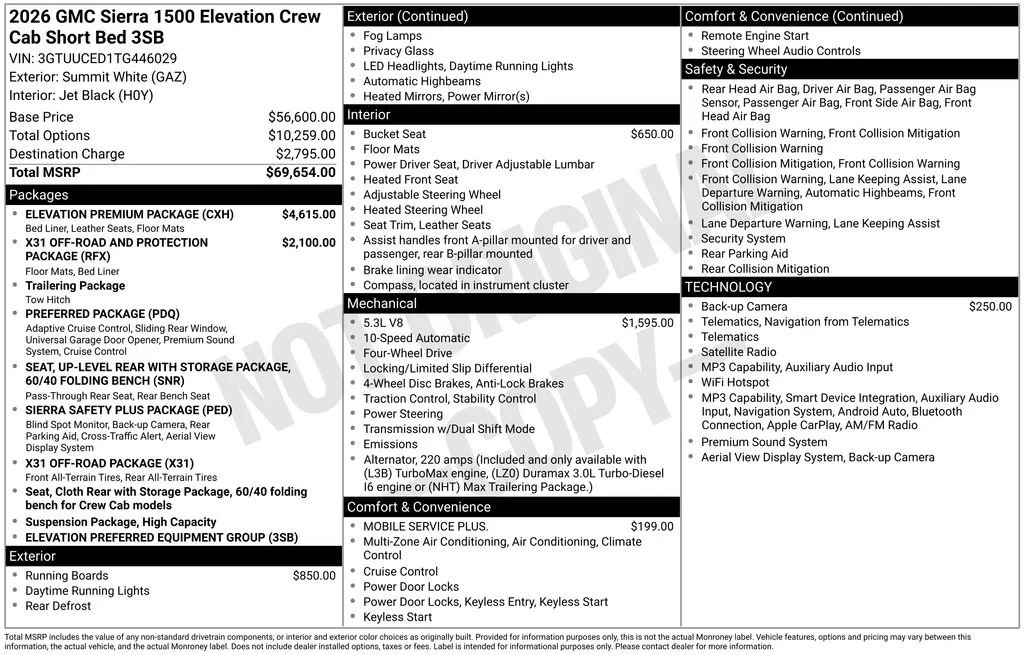 2026 GMC Sierra 1500 Elevation - Photo 37