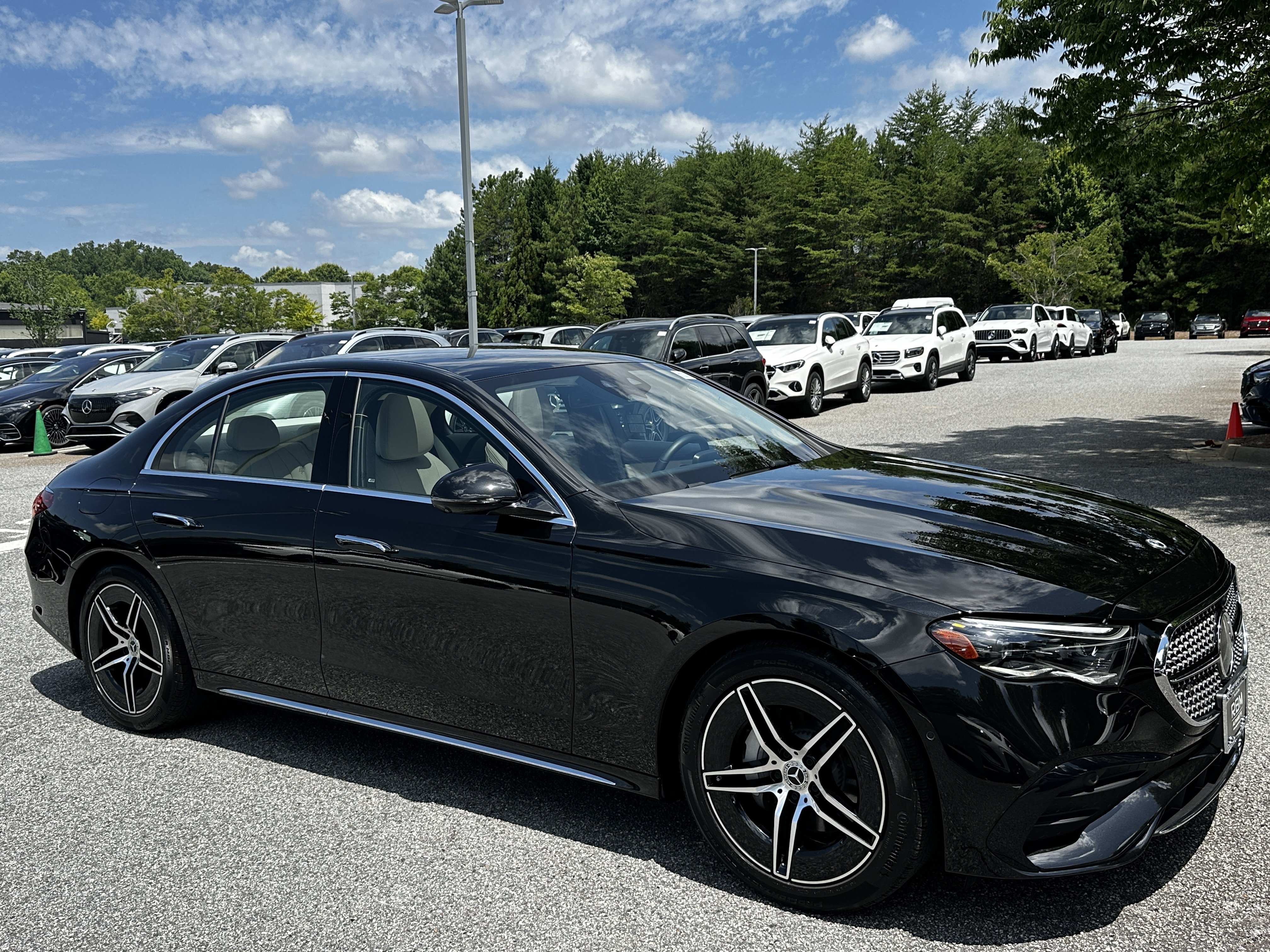 Certified Used 2025 Black Mercedes-Benz E 350 image 2