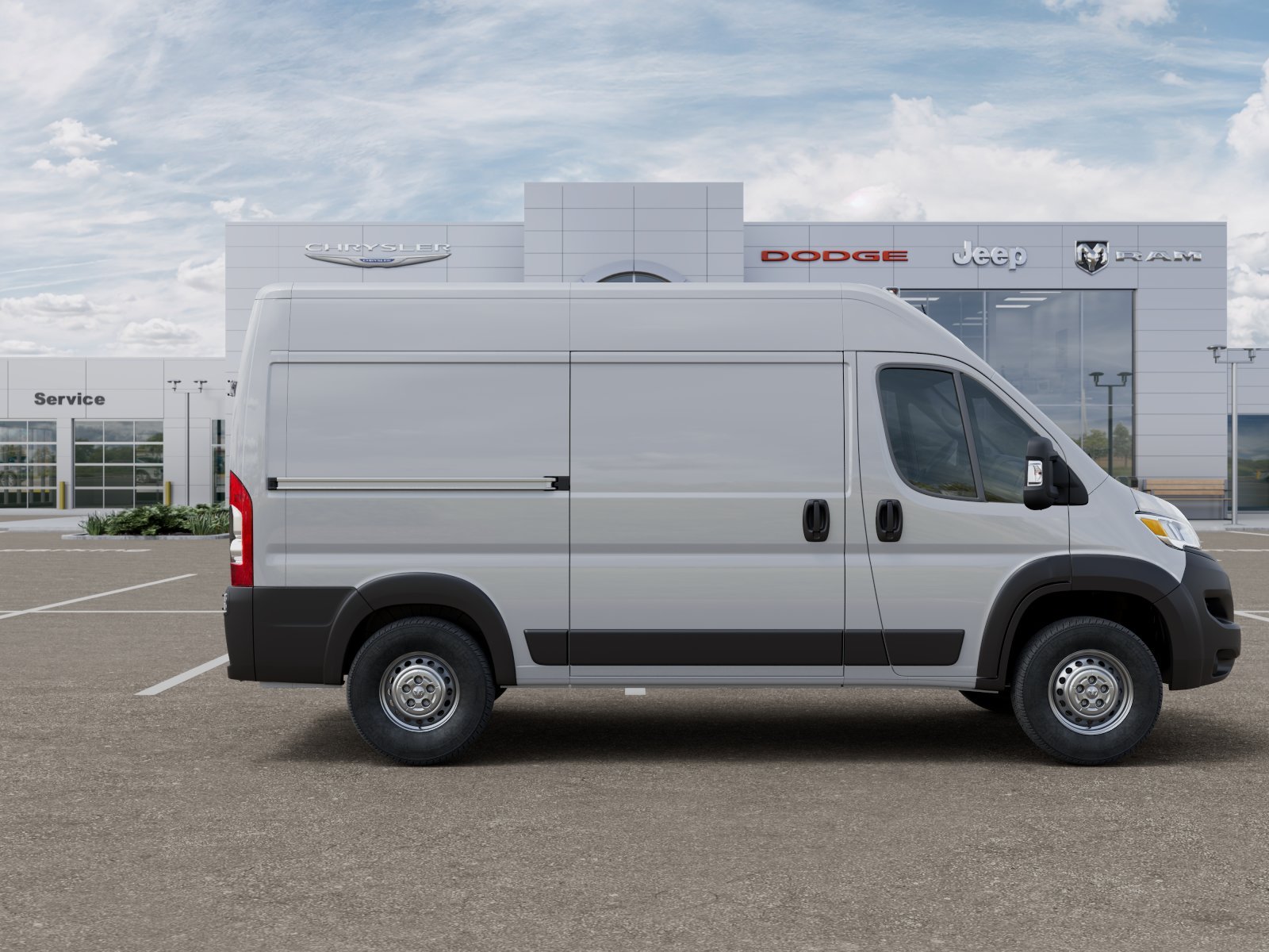 New 2026 Bright White Clear-Coat Exterior Paint RAM High Roof image 51