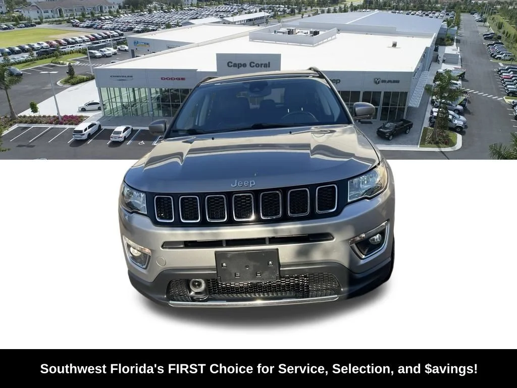 Certified 2021 Jeep Compass Limited with VIN 3C4NJCCBXMT573398 for sale in Cape Coral, FL