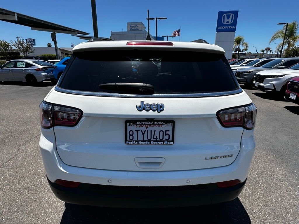 Used 2021 White Clearcoat Jeep Limited image 7
