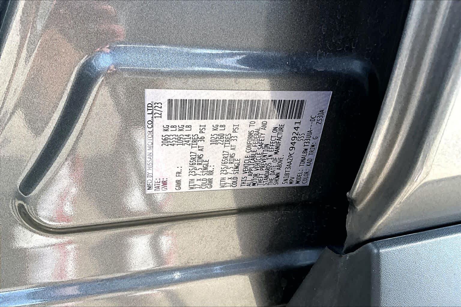 Used 2023 Gun Metallic Nissan S image 34