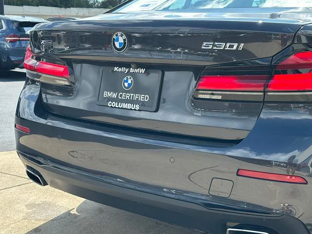 Certified Used 2023 Dark Graphite Metallic BMW 530i xDrive image 10