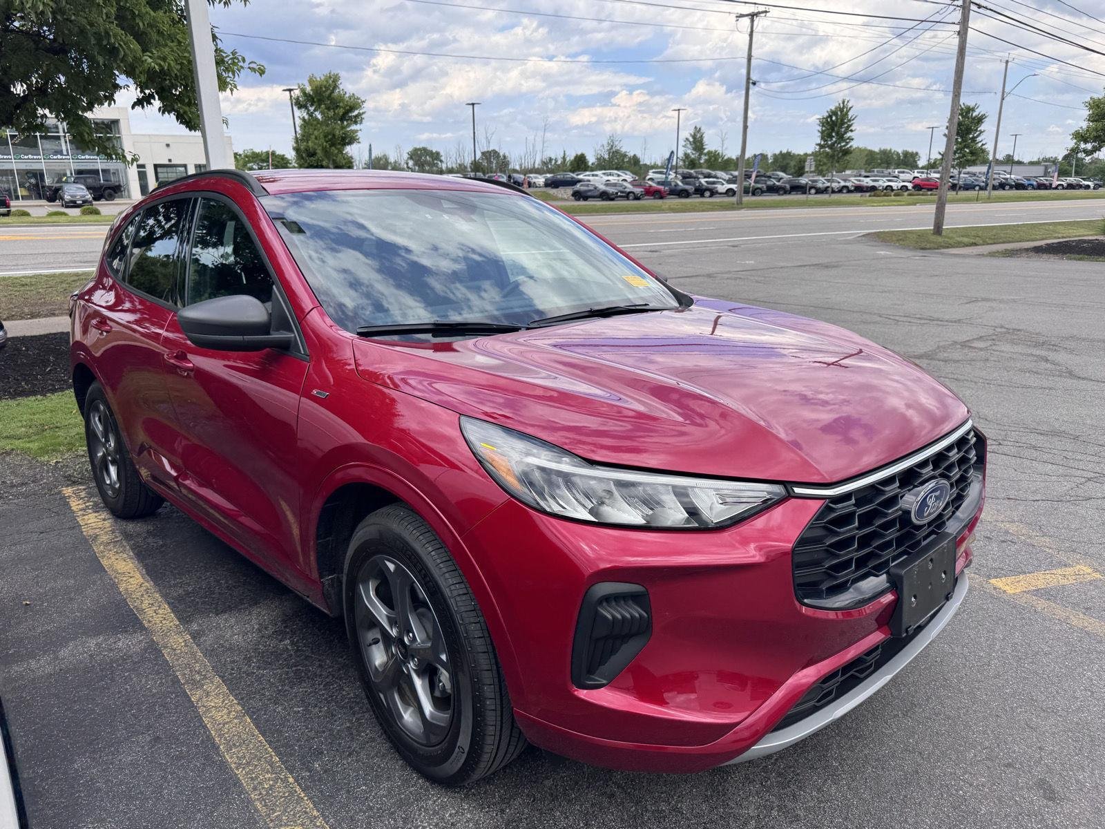 Used 2024 Rapid Red Metallic Tinted Clearcoat Ford ST-Line image 3