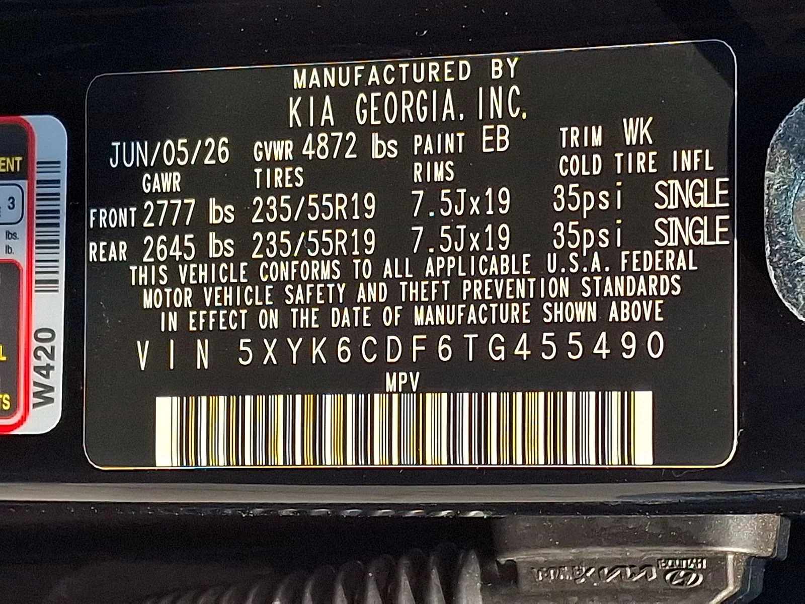 New 2026 Black Kia X-Line image 21