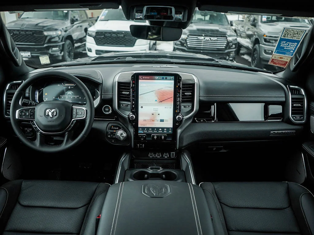 New 2026 Diamond Black Crystal Pearlcoat RAM Laramie image 11