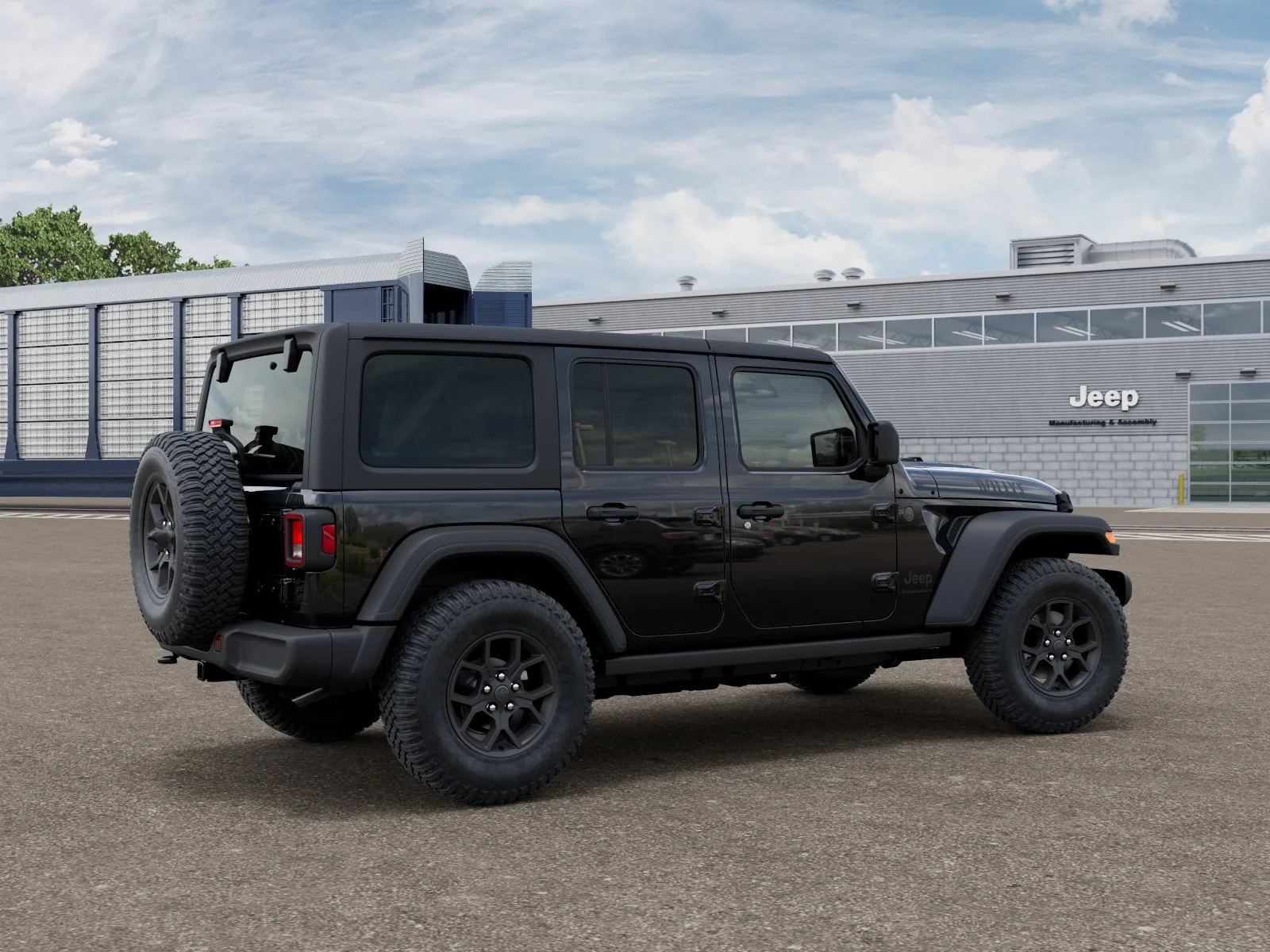 New 2026 Black Clear-Coat Exterior Paint Jeep Willys image 2