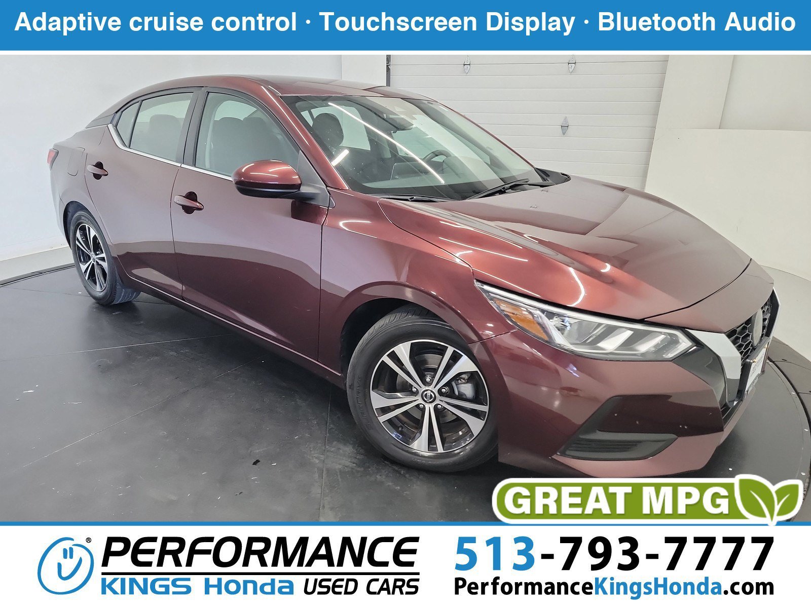 Used 2023 Rosewood Metallic Nissan SV image 1