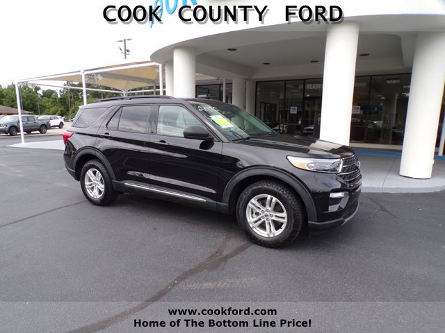 Used 2022 Agate Black Metallic Ford XLT image 8