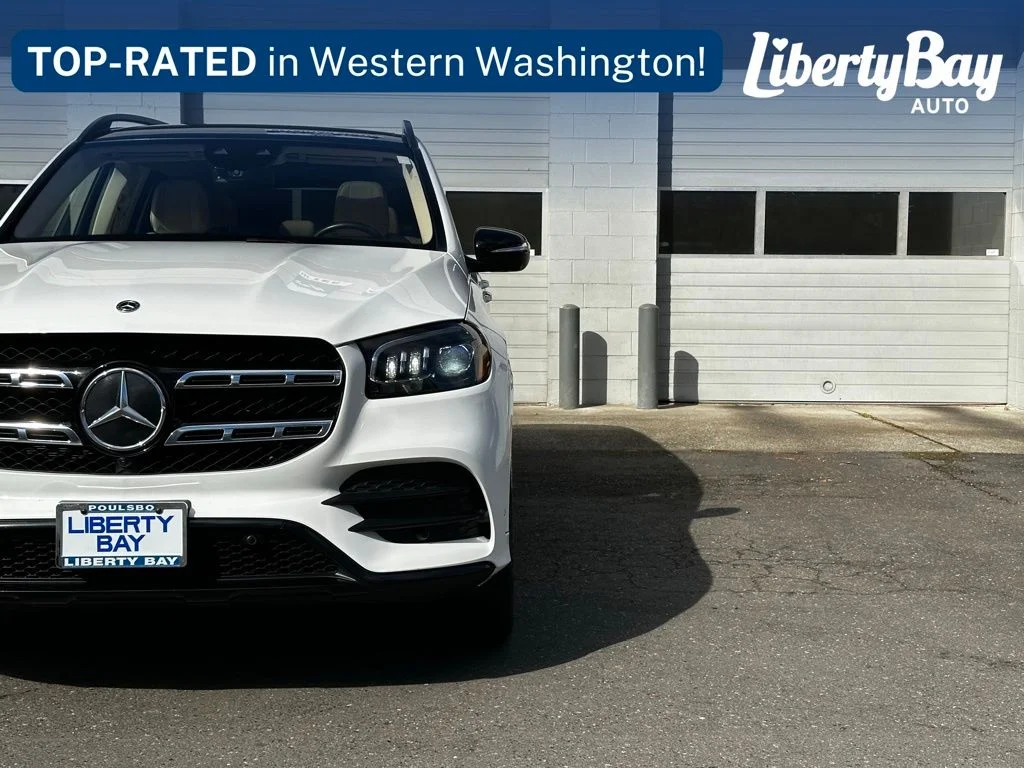 Used 2022 White Mercedes-Benz GLS 450 image 2