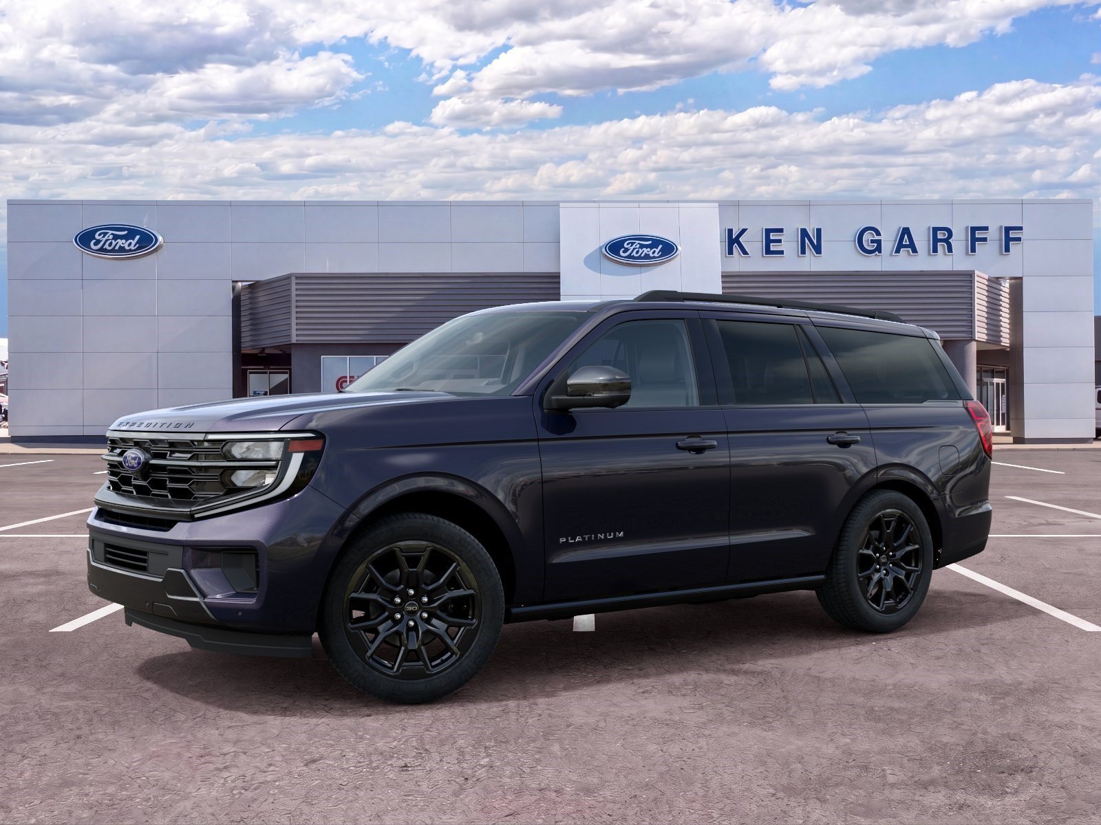New 2027 Blue Ford Platinum image 1