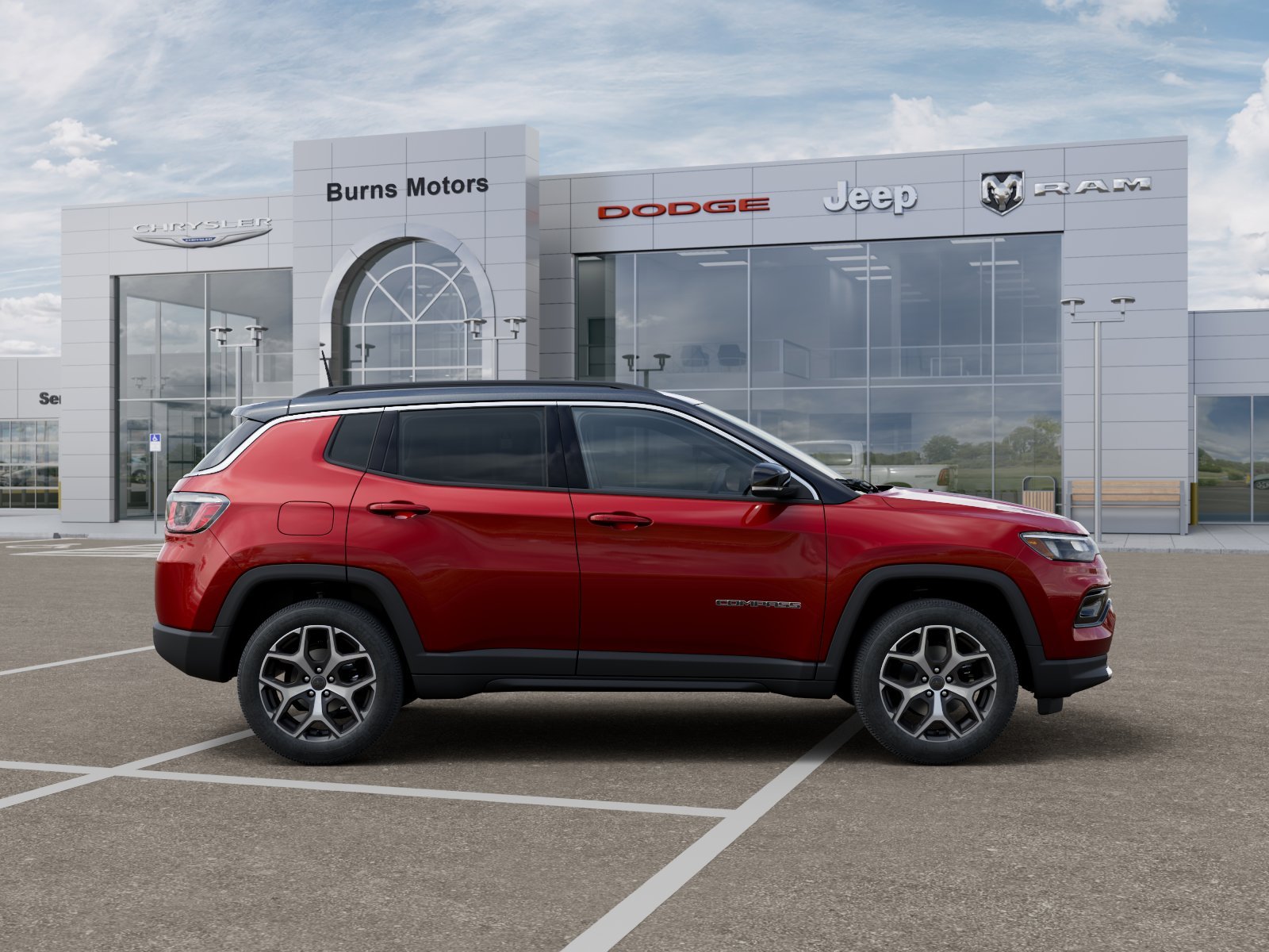 New 2026 Red Hot Pearl-Coat Exterior Paint Jeep Limited image 47