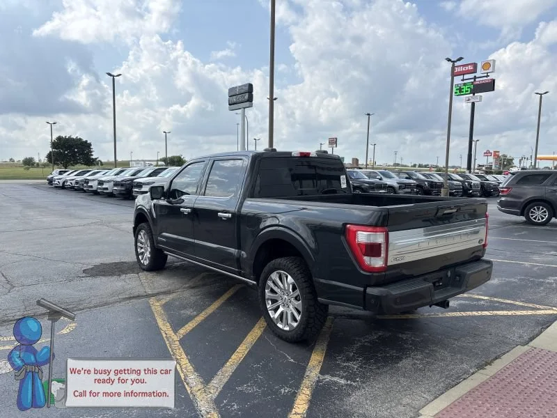 Used 2023 Black Metallic Ford Limited image 3