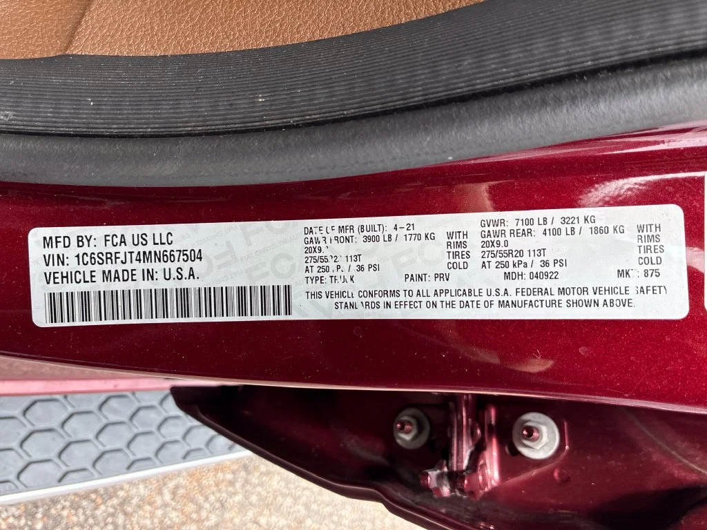 Used 2021 Red Ram Laramie image 21