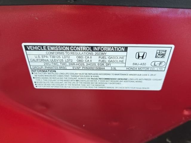 Certified Used 2023 Radiant Red Metallic II Honda AWD RTL-E image 14