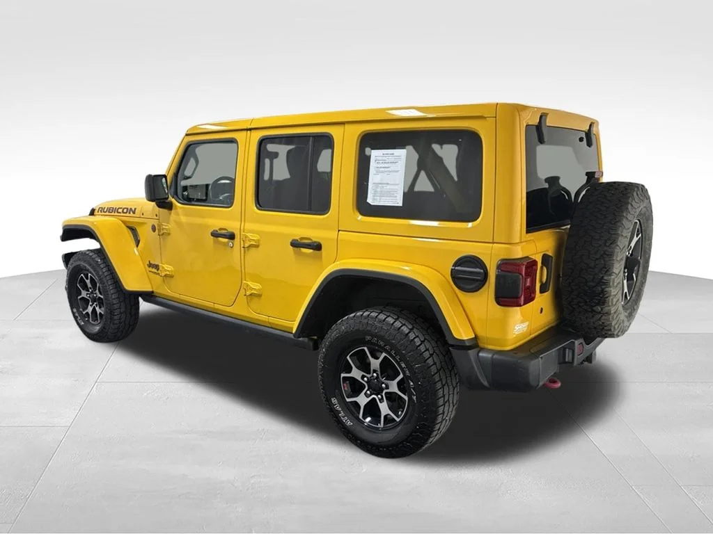 Used 2019 Yellow Jeep Unlimited Rubicon image 8