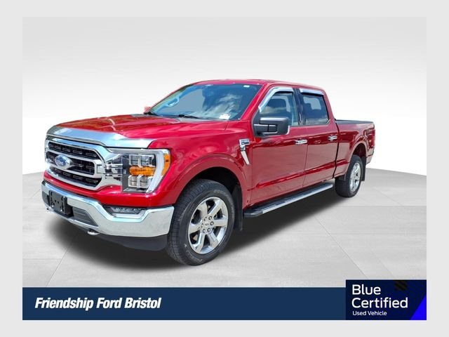 Used 2021 Red Ford XLT image 1
