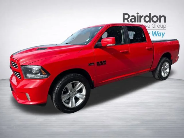 Used 2016 Flame Red Clearcoat Ram Sport image 3