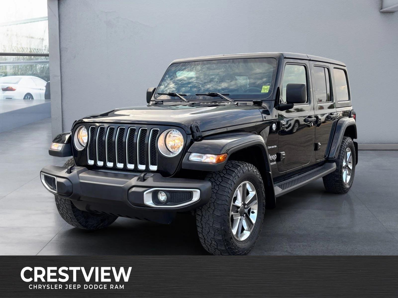 Used 2018 Black Jeep Sahara image 1