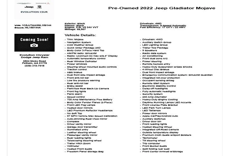 Used 2022 Black Jeep Mojave image 4