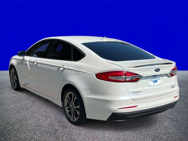 Certified Used 2019 White Platinum Clearcoat Metallic Ford Titanium image 5