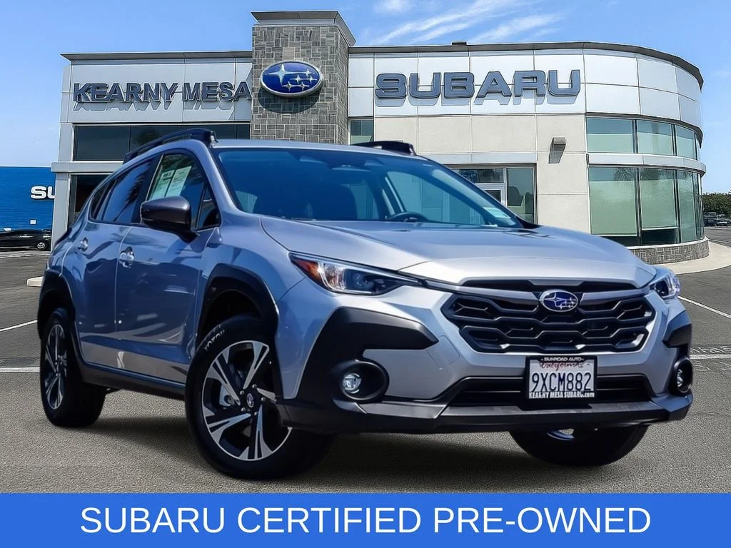 Certified Used 2025 Silver Subaru Premium image 1