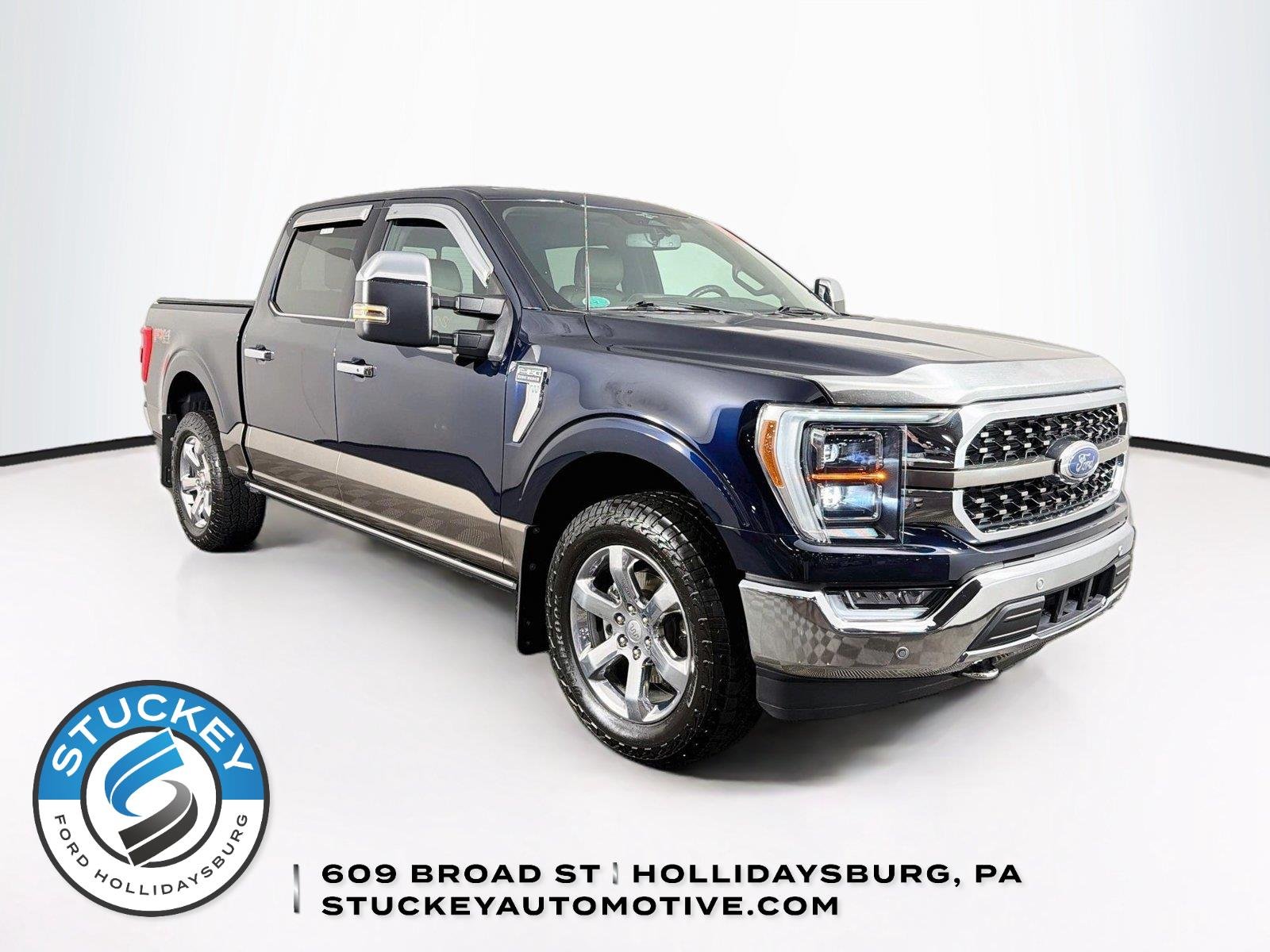 Used 2023 Antimatter Blue/Stone Gray Ford King Ranch image 1