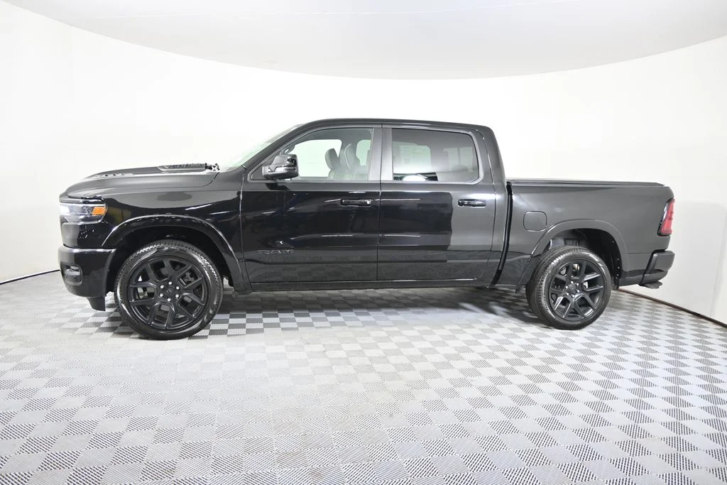 Used 2025 RAM Ram 1500 Pickup Laramie with VIN 1C6SRFJP9SN629881 for sale in Forest Lake, Minnesota