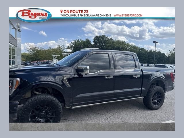 Used 2023 Agate Black Metallic Ford Platinum image 1