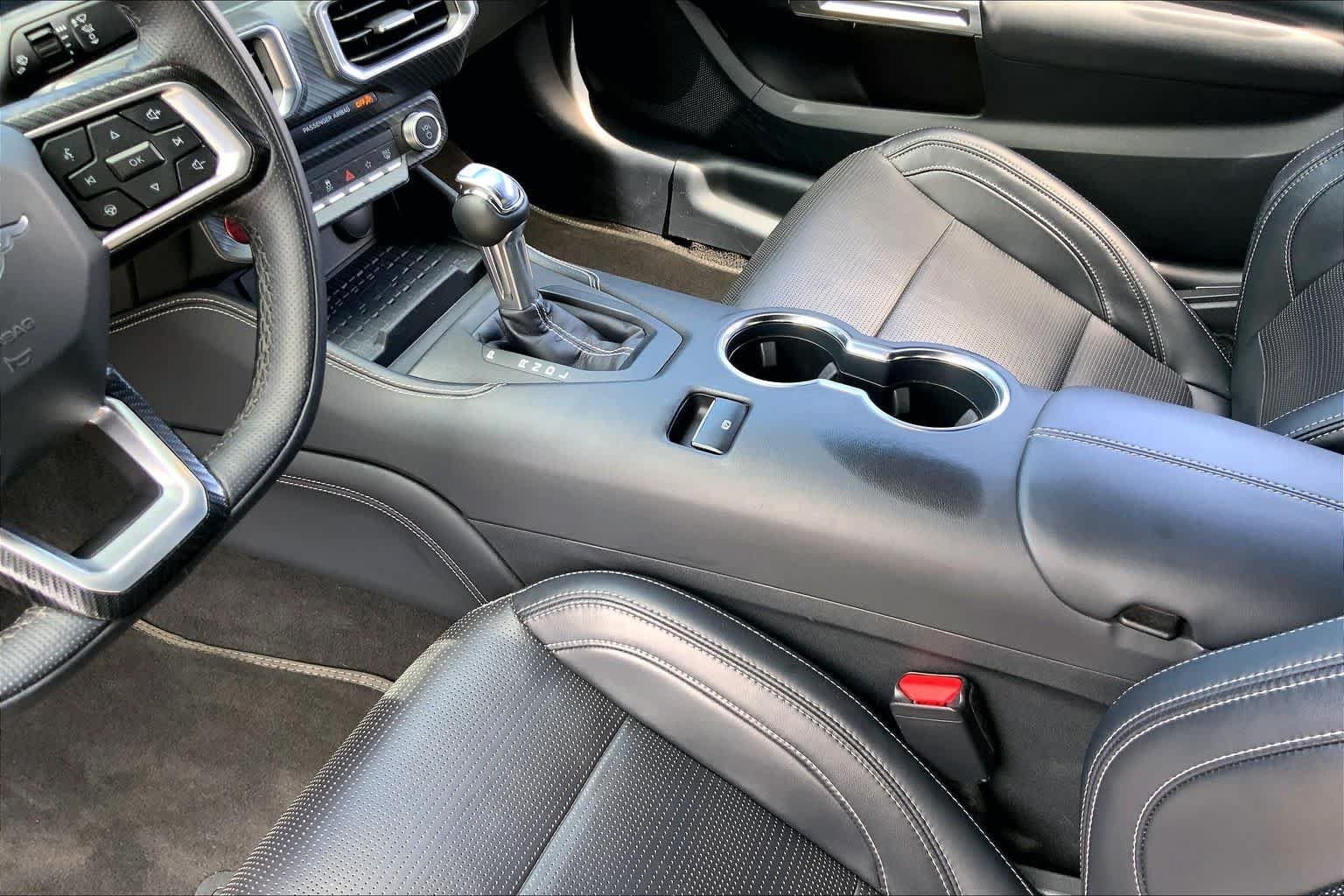 Used 2024 Shadow Black Ford EcoBoost Premium image 15
