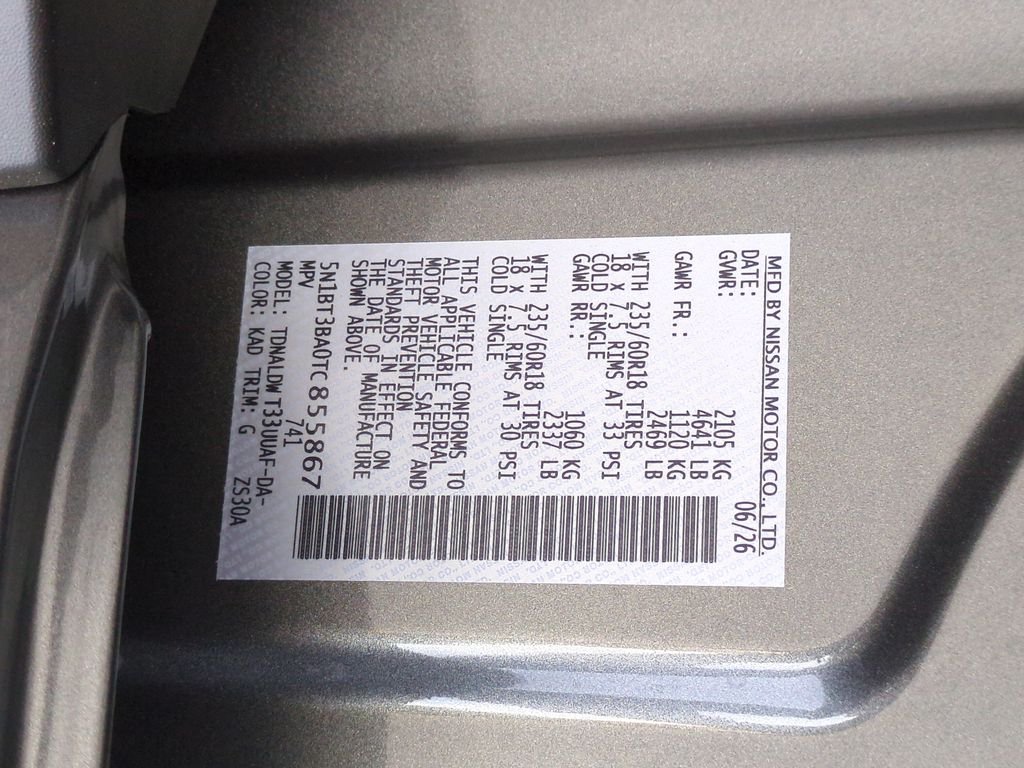 New 2026 Gun Metallic Nissan SV image 23