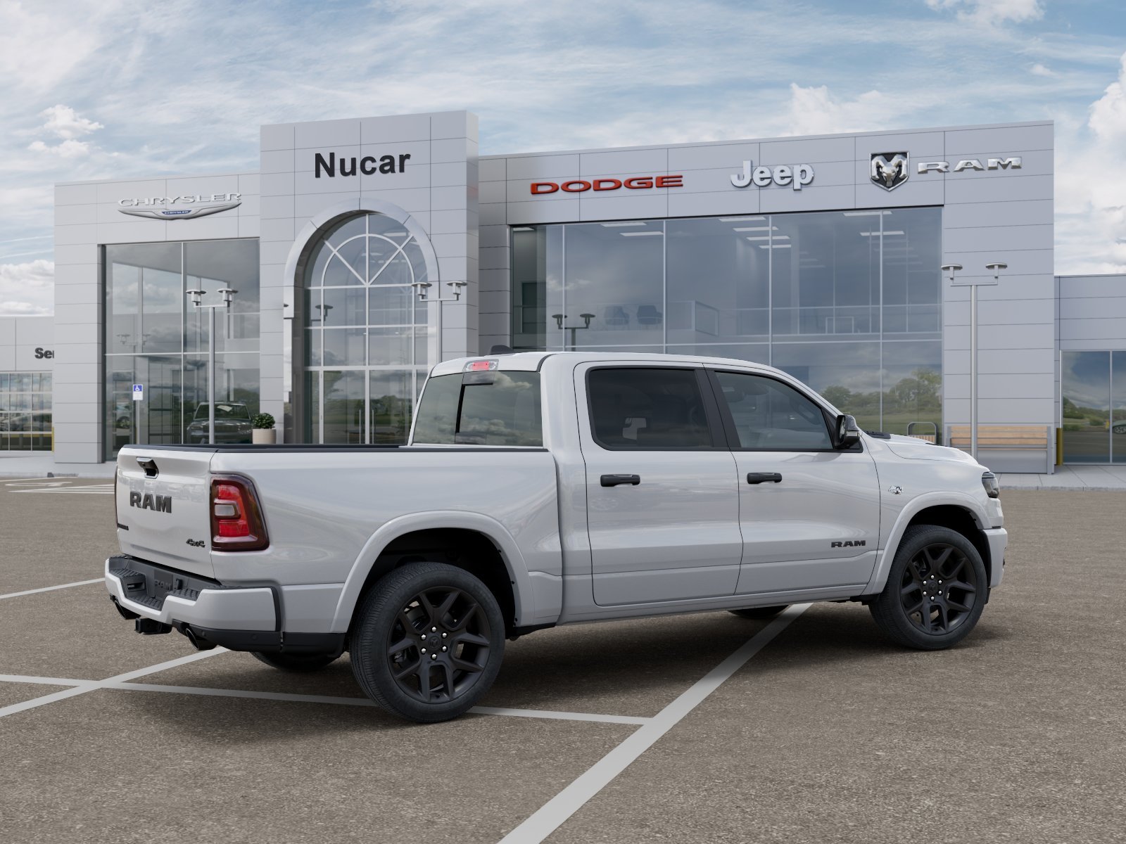 New 2026 Ivory White Tri-Coat Pearl-Coat Exterior Paint RAM Laramie image 22
