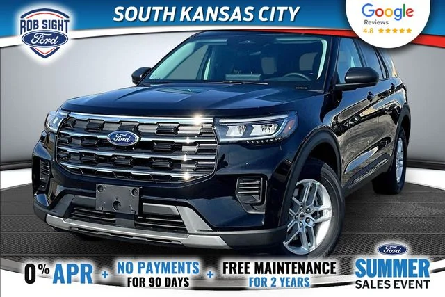 New 2026 Agate Black Metallic Ford Active image 1