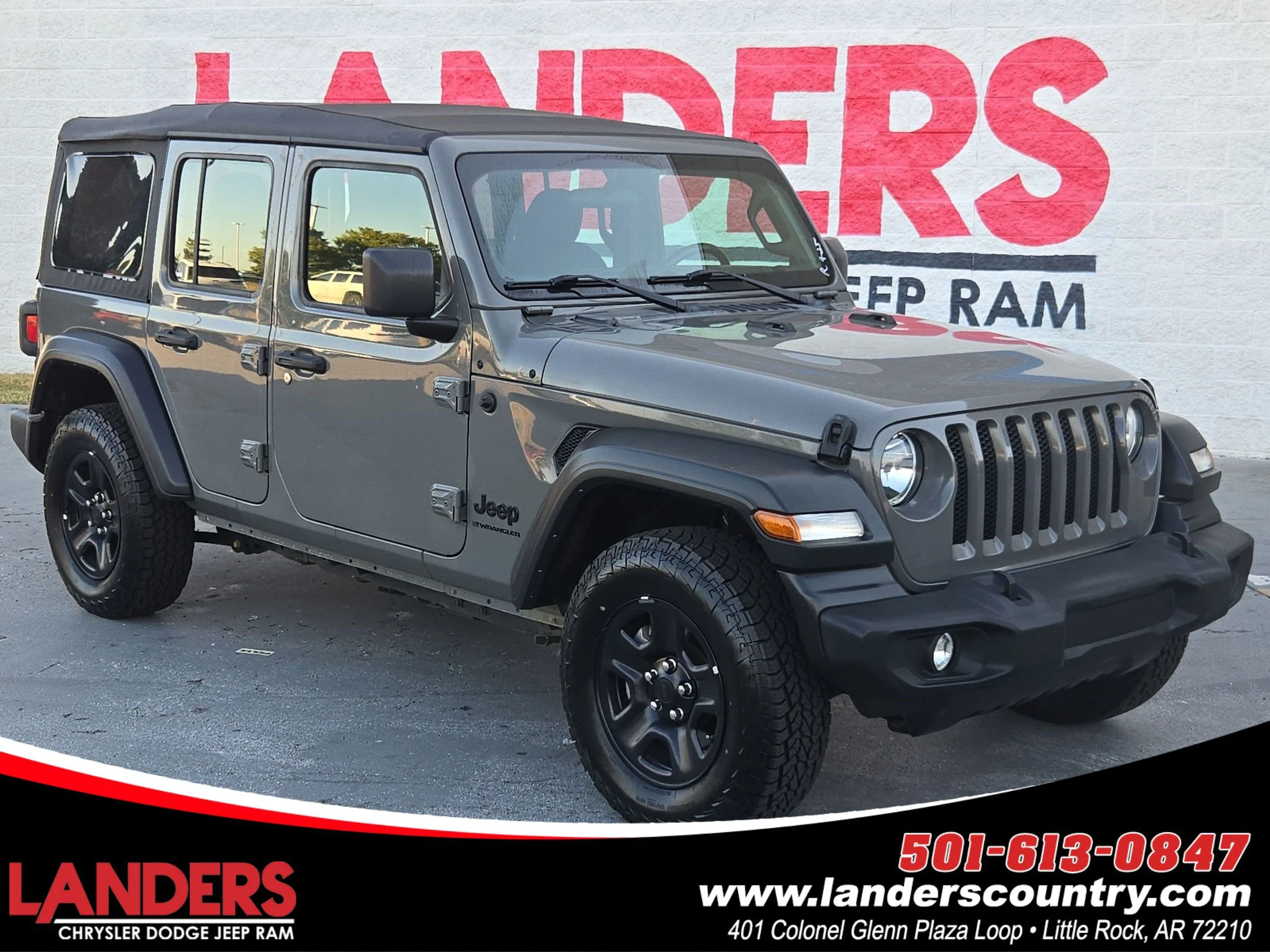 Used 2023 Sting-Gray Clearcoat Jeep Sport image 1