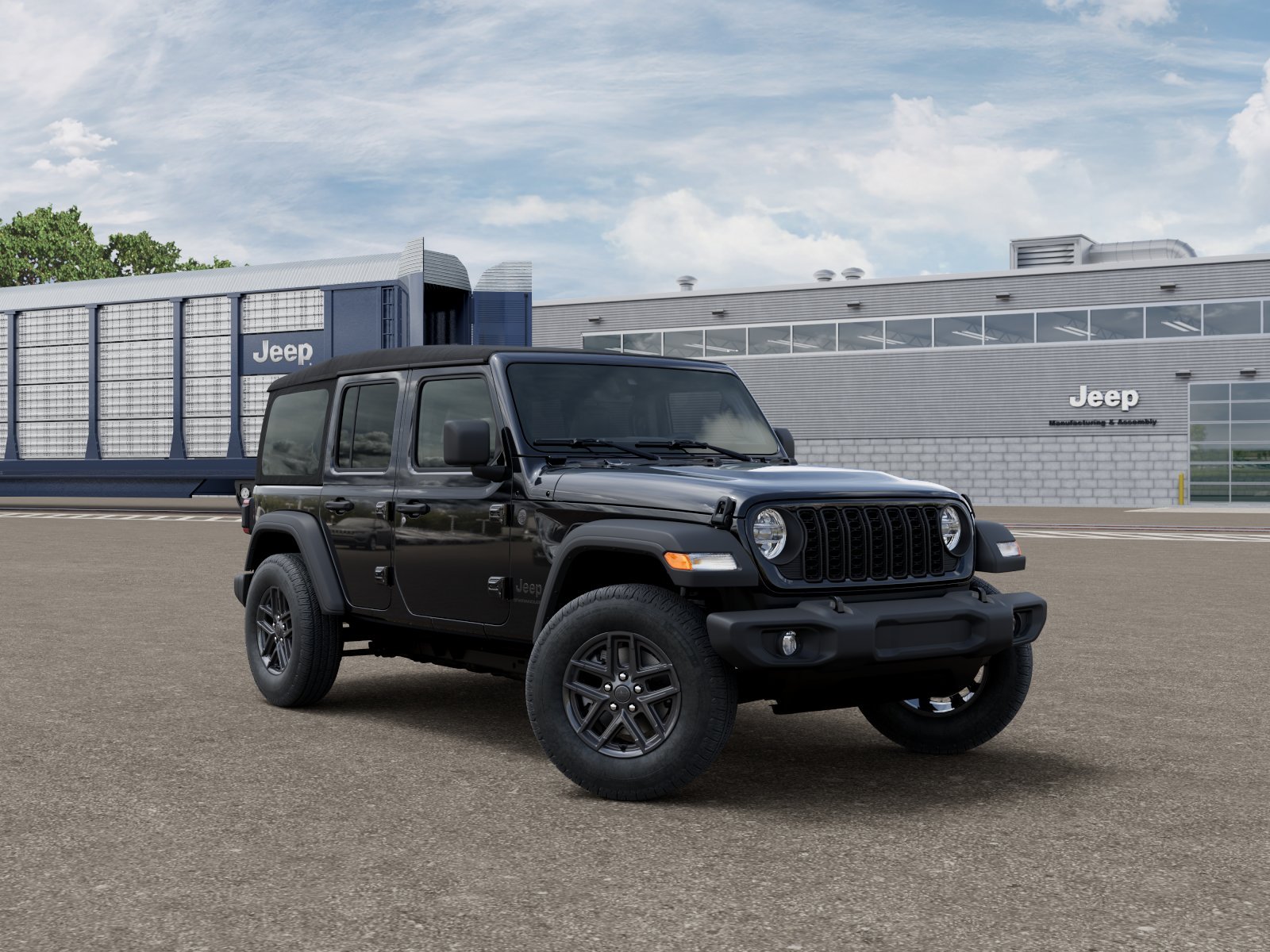 New 2027 Black Clearcoat Jeep Sport S image 3