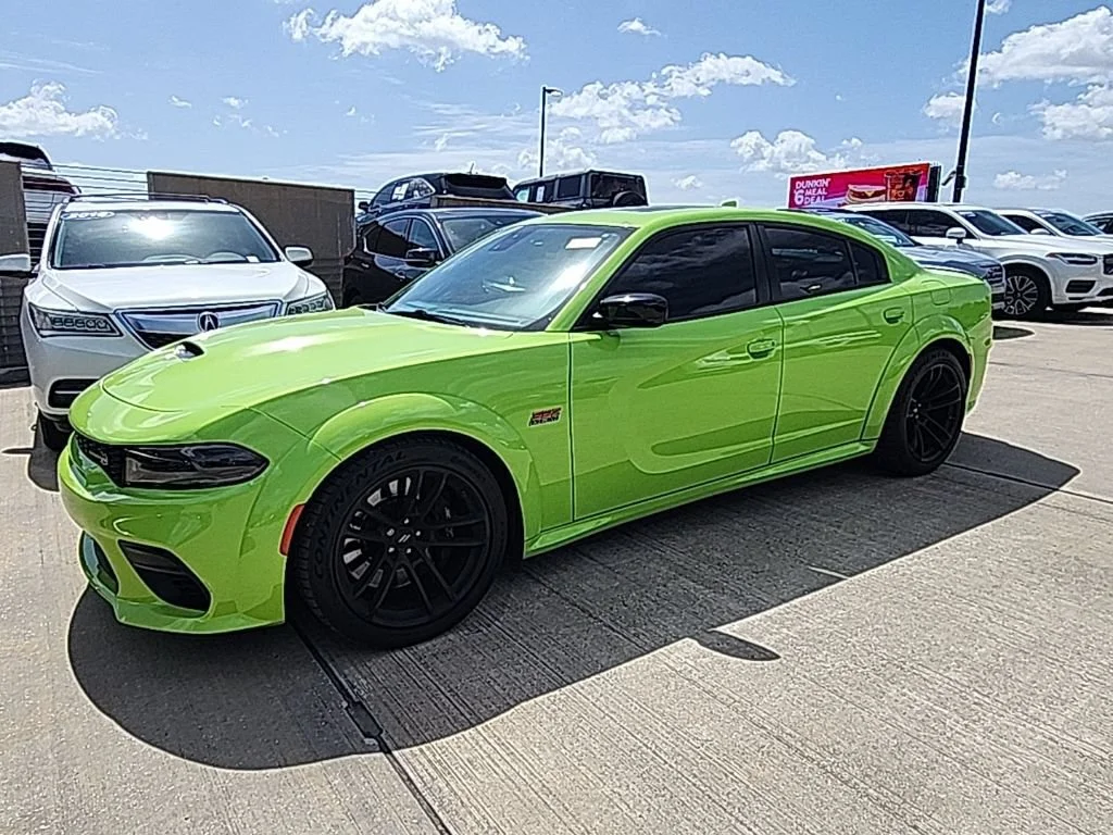 Used 2023 Sublime Metallic Clearcoat Dodge Scat Pack Widebody image 1
