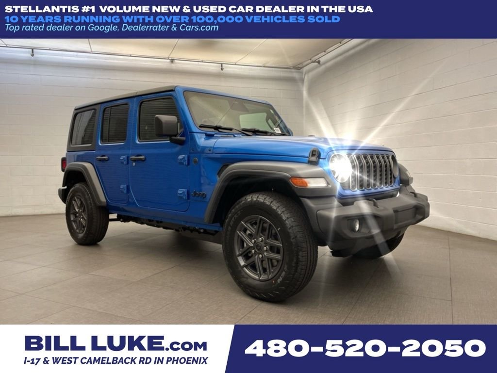 New 2026 Hydro Blue Pearlcoat Jeep Sport S image 1