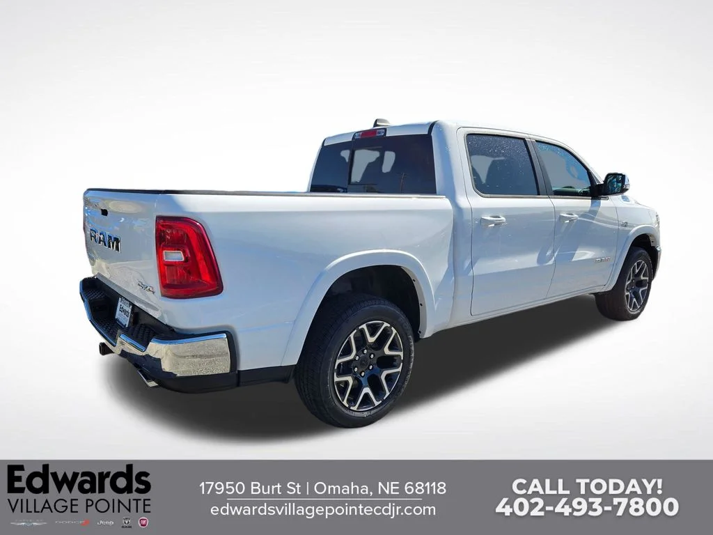 New 2026 Bright White Clear-Coat Exterior Paint RAM Laramie image 3