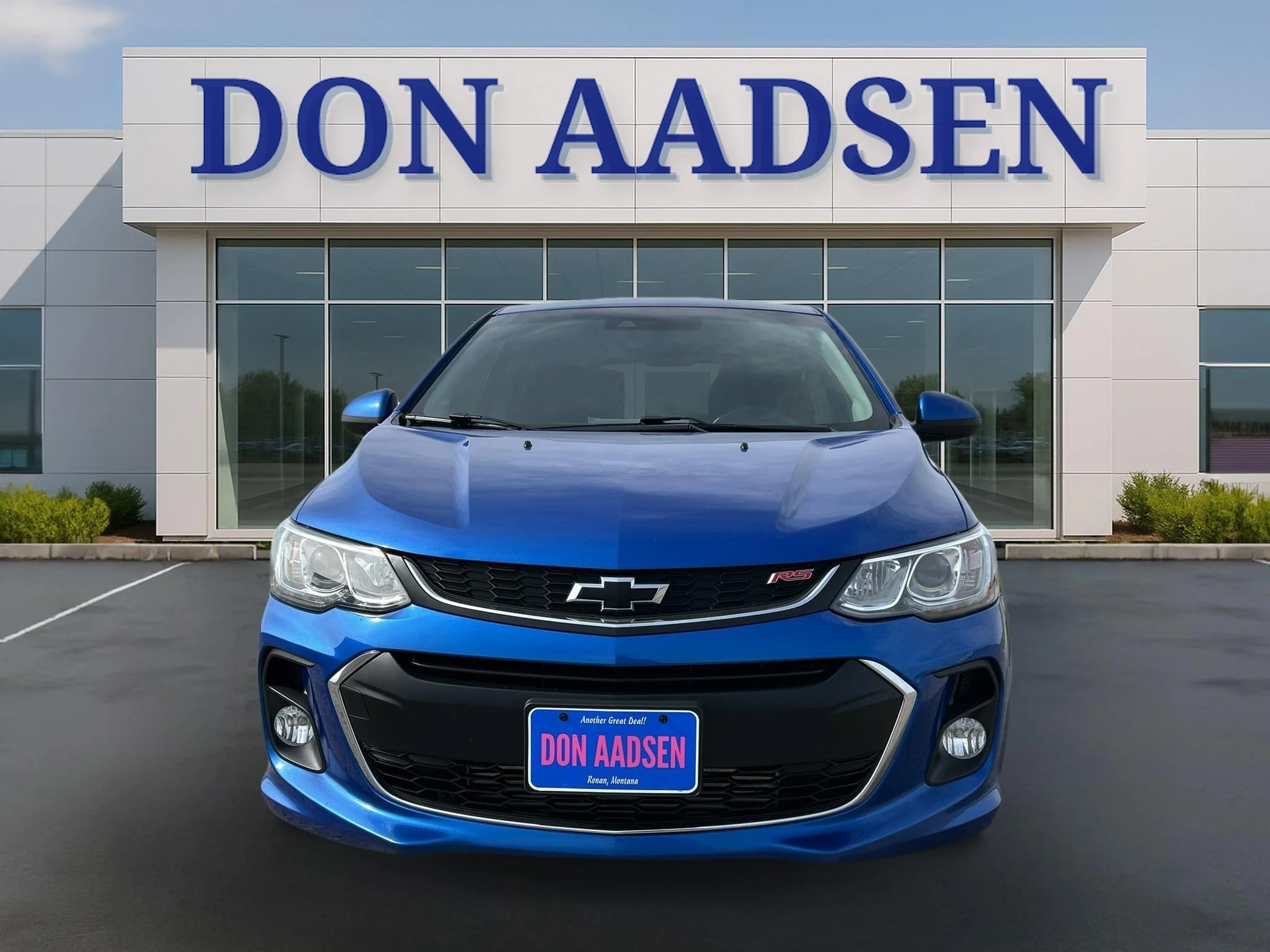 Certified 2019 Chevrolet Sonic LT with VIN 1G1JD6SB1K4148172 for sale in Ronan, MT