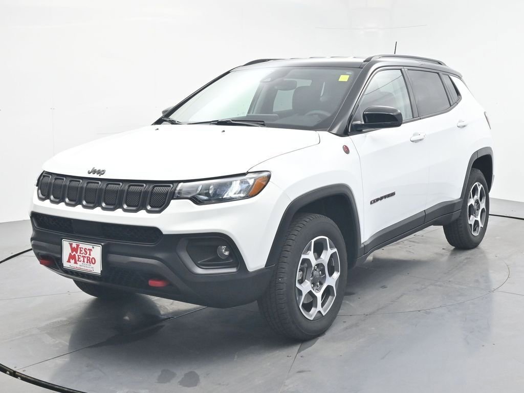 Used 2022 Jeep Compass Trailhawk with VIN 3C4NJDDB2NT223673 for sale in Monticello, Minnesota