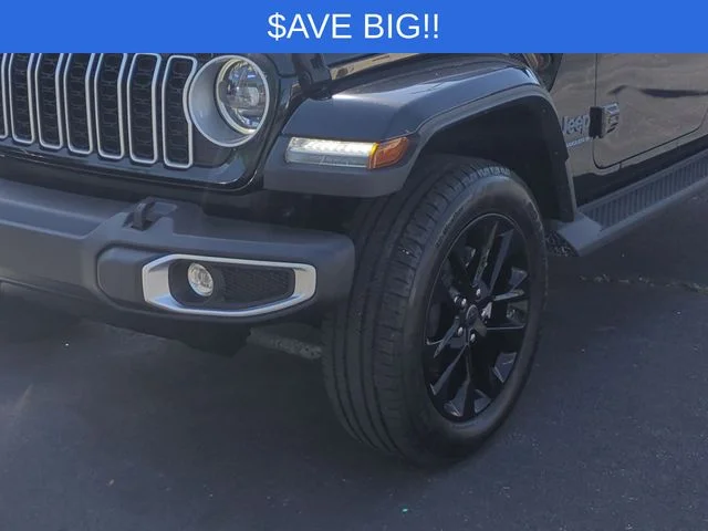 Used 2025 Black Jeep Sahara 4xe image 9
