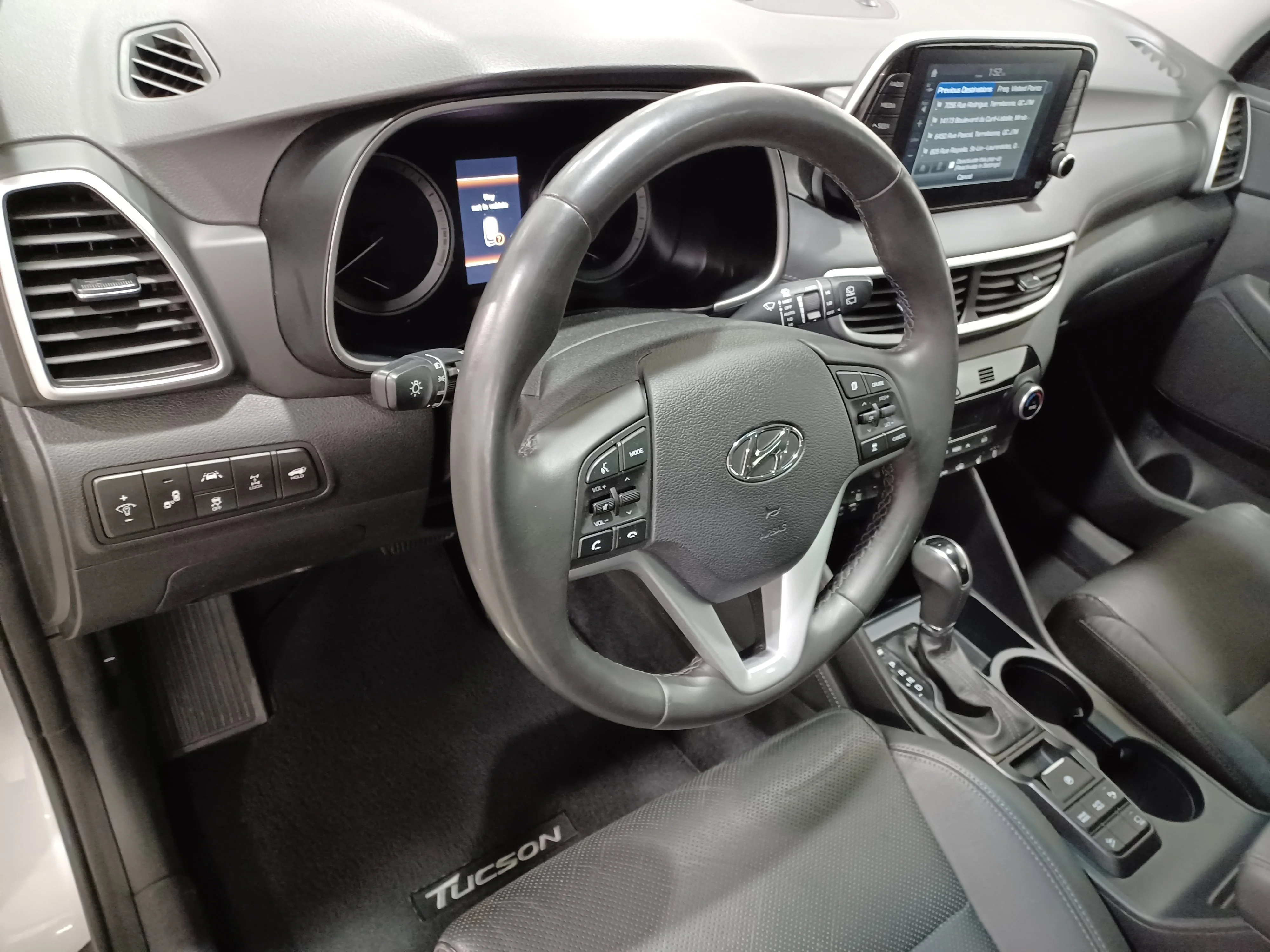 Certified Used 2021 Typhoon Silver Hyundai Ultimate AWD*Adaptive Cruise | Nav | 360° Cam | Cooled Leather | Pano Roof | Htd Wheel image 14