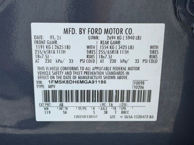 Used 2021 Blue Ford XLT image 23