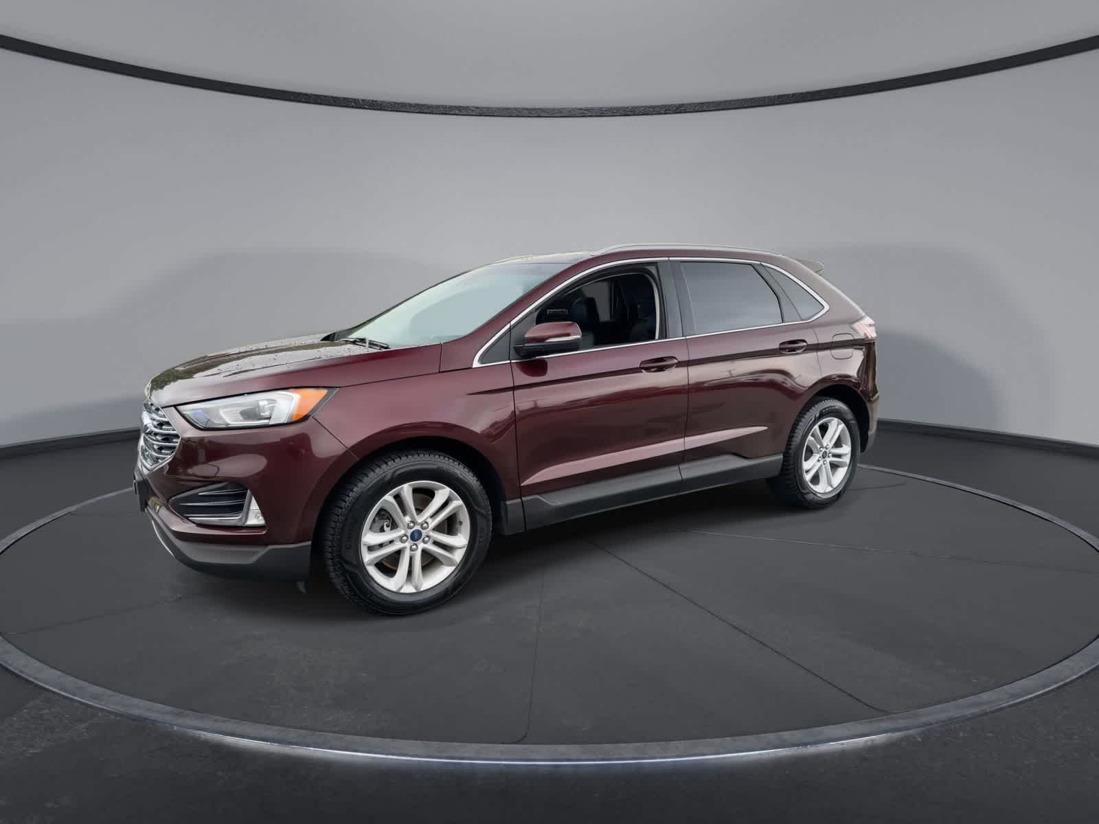 Used 2020 Burgundy Velvet Metallic Tinted Clearcoat Ford SEL image 4